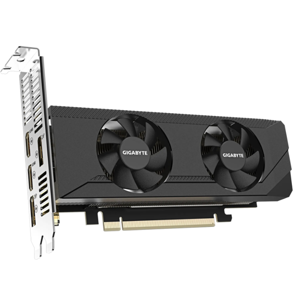 Gigabyte GV-N3050OC-6GL RTX3050 6GB PCIE Low Profile Card Gigabyte GV-N3050OC-6GL RTX3050 6GB PCIE Low Profile Card